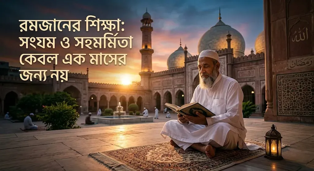 রমজানের শিক্ষা: সংযম ও সহমর্মিতা কেবল এক মাসের জন্য নয়