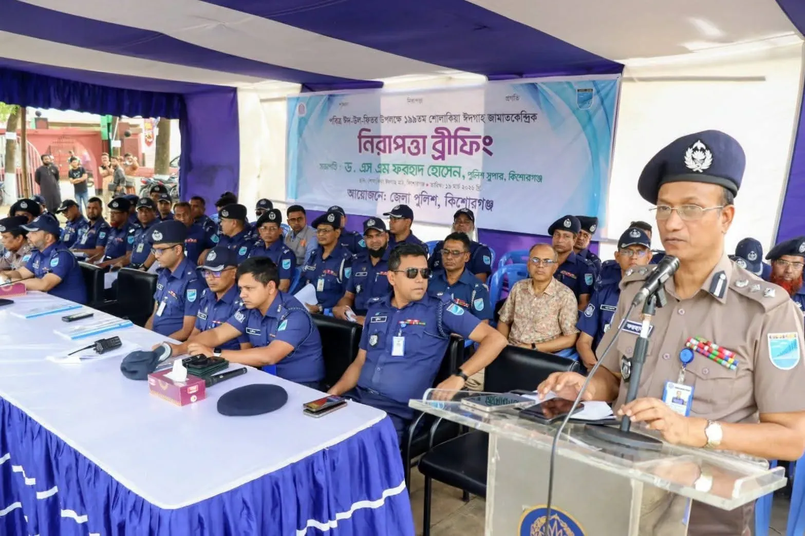 নিরাপত্তা জোরদার: শোলাকিয়ায় ঈদ জামাতকে ঘিরে ব্যাপক প্রস্তুতি